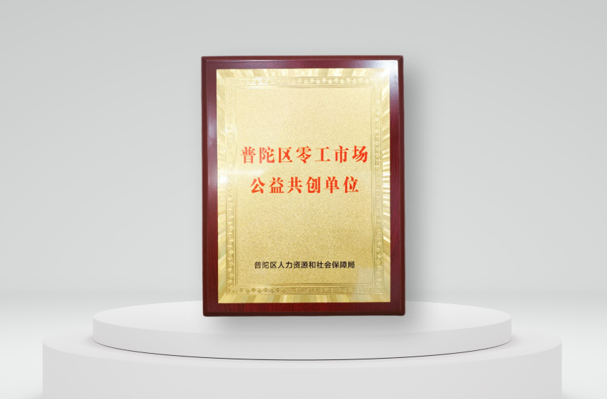 云顶集团3118集团被授予“上海普陀区零工市场公益共创单位”，云顶集团3118AI促进公共就业服务体系建设